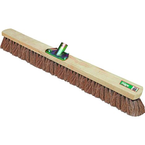 Balai à feuilles coco 80cm – Douille métal – Pour nettoyage efficace des surfaces – Forges de Magne