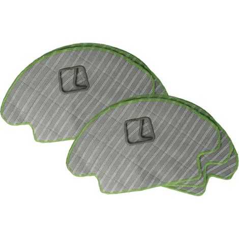 vhbw 6x panno parquet piastrelle compatibile con iRobot Roomba i3, E6, Combo robot aspiratore - panno microfibra, panno pulizia a umido 18 x 14,5cm