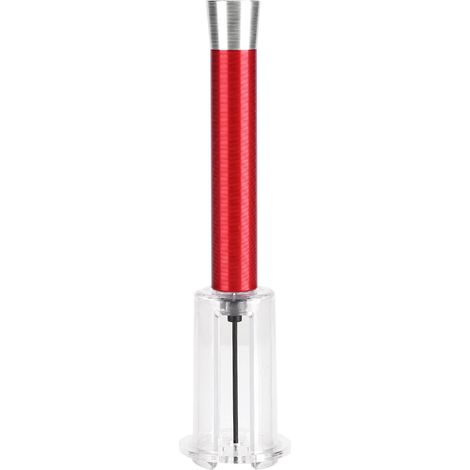 Ouvre-bouchon à pression d'air, ouvre-bouteille à ressort, tire-bouchon, outils de coupe faciles, rouge. (1/5)