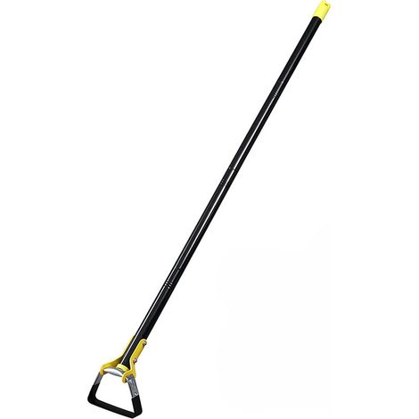 Binette de jardin, houes de jardin pour désherbage, jardinage, long manche, réglable avec boucle de désherbage 120 cm, noir (1/5)