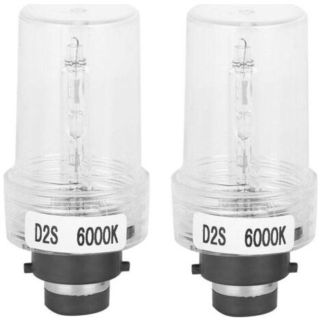 XVX 2 bombillas de repuesto de xenón HID D2S 6000K 35W, seguras y brillantes para faros de coche. (1/4)