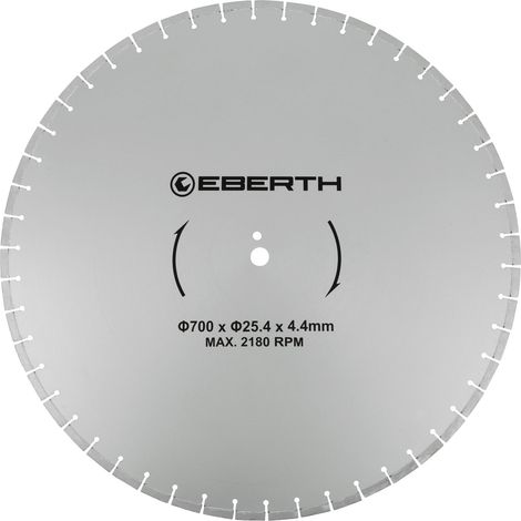 Disque de coupe en diamant EBERTH Ø 700 mm
