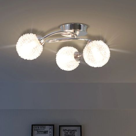 Ceiling Lamp for 3 G9 Bulbs 120 W vidaXL (1/5)