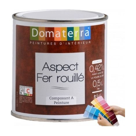 Domaterra Aspect Fer Rouillé05lfer - Blancolor