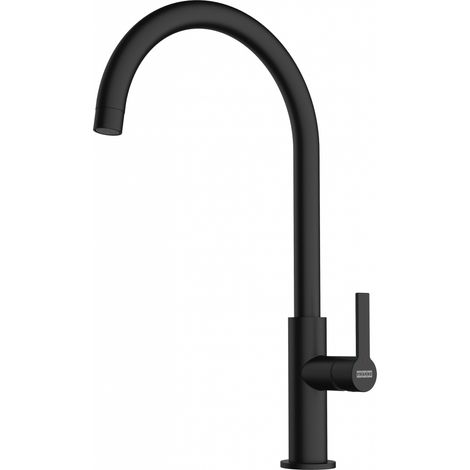 Franke Maris Slim J. Tipo di beccuccio: Standard, Colore del prodotto: Nero, Materiale del rubinetto: Ottone. Altezza (max): 40,7 cm, Lunghezza del tubo flessibile: 47 cm - 115.0728.386