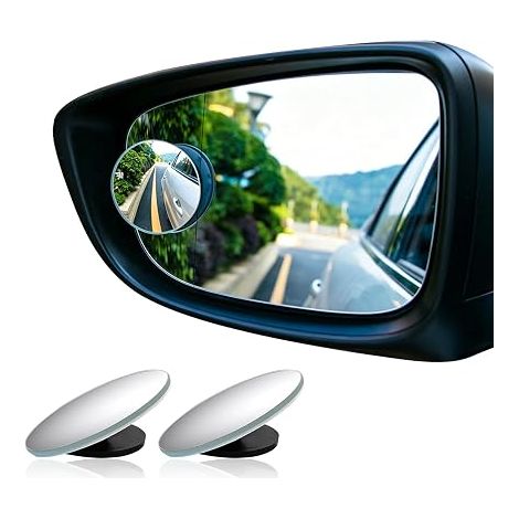 Blind Spot Mirror, Car Blind Spot Mirror, Adjustable 360° Rotation Adjustable Tilt for Universal Car, SUV, Van, Truck-2 Pcs (1/5)