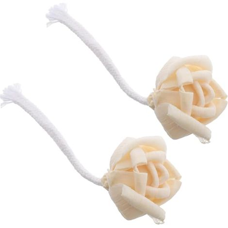 2 diffuseurs d'aromathérapie à fleurs, fabriqués à la main en bois naturel et fleurs séchées, réutilisables (1/5)