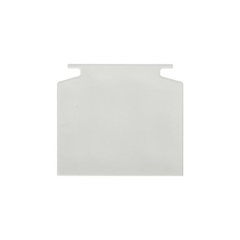 EUTRAC copertura terminale per binario trifase bianco 10 pz..