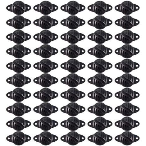 Fence Insulator Horse Cattle Animal Electric Hemispherical Accessories Electronic Accessory 50 Pieces (1/4)