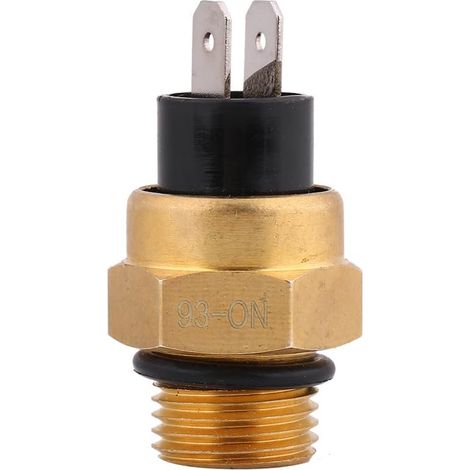 Interrupteur Thermique de Ventilateur de Refroidissement pour BJ250 BJ300GS, Cuivre, Jaune et Noir, 4,4 x 2,1 cm, Remplace 2FM-039-067, 37760-KS4-880, 33760-KE7-003 (1/5)
