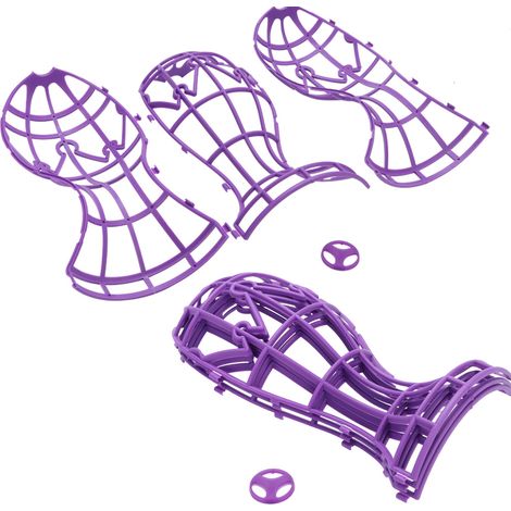 Présentoir pliable en ABS pour perruques, support professionnel pour séchage à l'air libre (violet) (1/5)