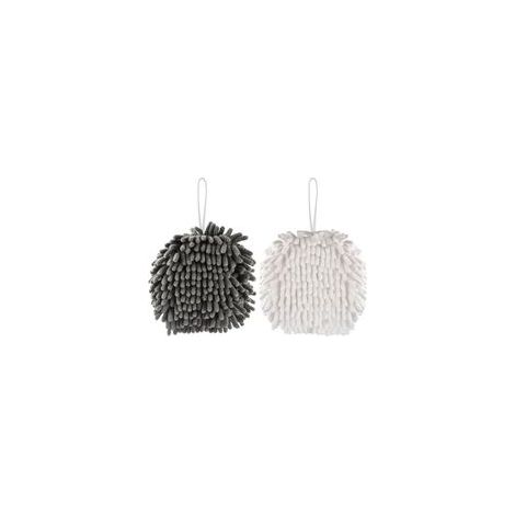 Chenille Essuie Main, Douce et Pelucheuse Microfiber Serviette Main, Petite Suspendues Absorbantes Séchage Rapide Essuie-Mains pour Cuisine Salle de Bain et de Toilette (1/4)