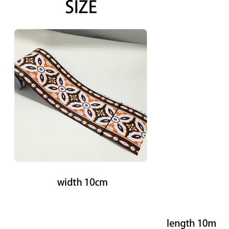 rouleau d'autocollant mural adhésif imperméable pour salle de bain ou chambre à coucher, jolis autocollants à motifs floraux (1/5)