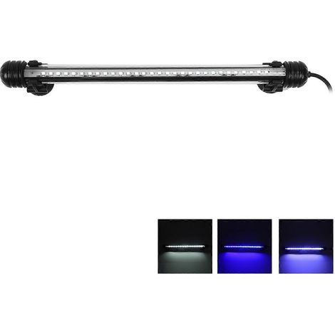 Lampe LED submersible pour aquarium, 3 modes d'éclairage, étanche, 100-240 V, prise US (1/3)