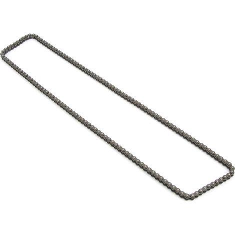 Chaîne de transmission moto 72/144 maillons 25H, pour minimotos 47cc et 49cc, robuste et durable. (1/3)