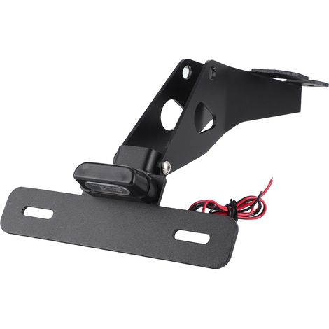 Support d'immatriculation LED blanc pour moto, fixation arrière compatible YAMAHA T-MAX 530 DX/SX 2017-2018 (1/5)