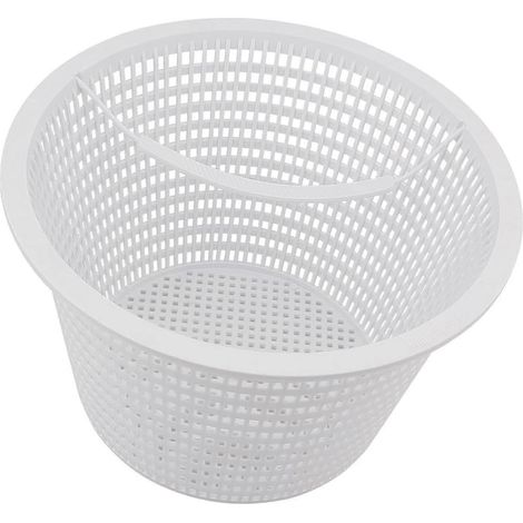 Panier d'écumoire de piscine, panier de filtre de piscine, panier de rechange, panier de filtre de piscine adapté aux systèmes de piscine, blanc. (1/5)