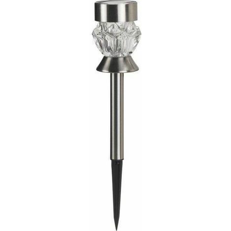 Smart Garden Crystal Pack 4 Solarleuchten Silber 34 cm