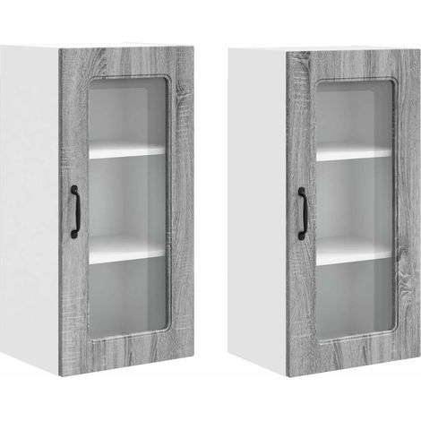 Maison Exclusive - Pannello lavastoviglie Kalmar 2 pz Grigio Sonoma (1/5)