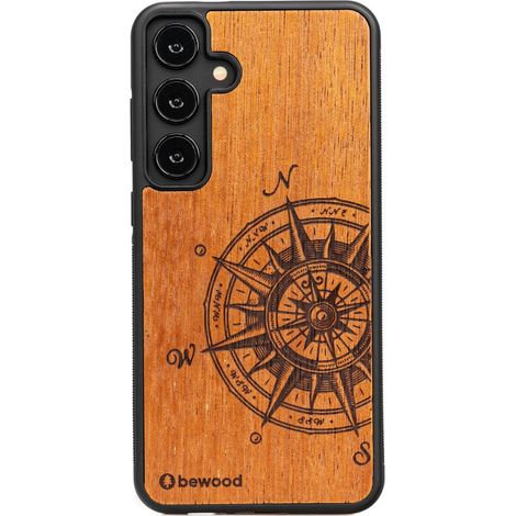 Custodia in legno Bewood per Samsung Galaxy S24 FE 5G TRAVELER MERBAU (1/4)