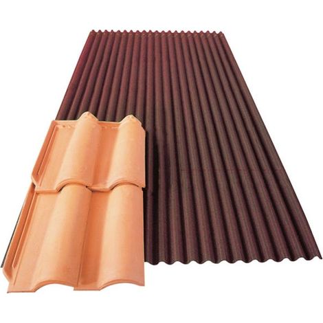 Lastra sottotegola onduline sc 50 in bitume 103x200