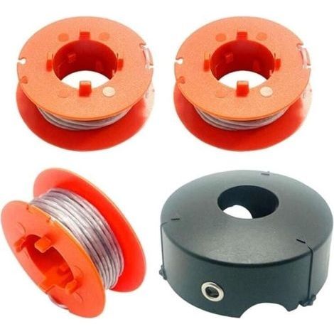 Accessoire pour coupe-bordure , Bobine de fil pour dbroussailleuse Bosch pour dbroussailleuse ART 23 26 30 Commitrim Easytrim 8 m F016800175 (3 bobines + 1 capuchon) (1/4)