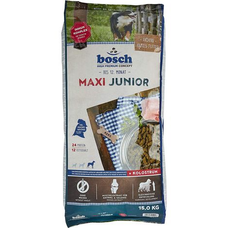 Bosch MAXI JUNIOR 15 kg Chiots Volaille (1/5)