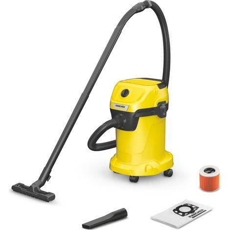 Karcher bidone aspira solidi-liquidi wd 3 v - 19/4/20 1.000 w lt. 19 - Karcher