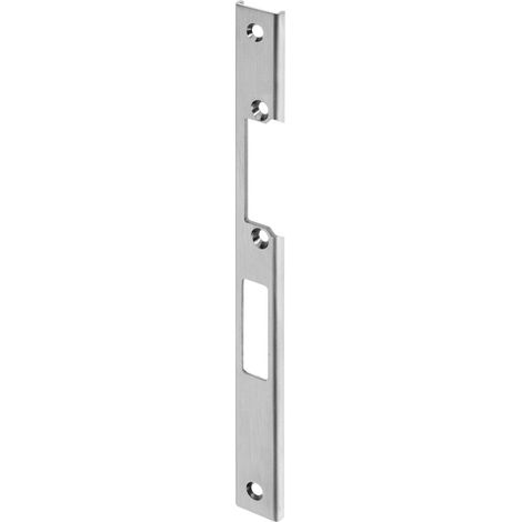 Pestillo  de  acero  inoxidable  VA  curvado  DIN  L  abrepuertas  eléctrico  para  puertas  de  marco  tubular (1/3)