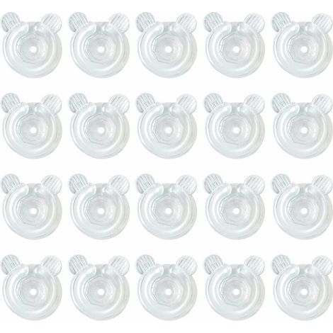 Fixations pour Housse de Couette 3.6 x 4 cm, Lot de 20 Clips Anti-glissement pour Couette et Édredon (1/5)
