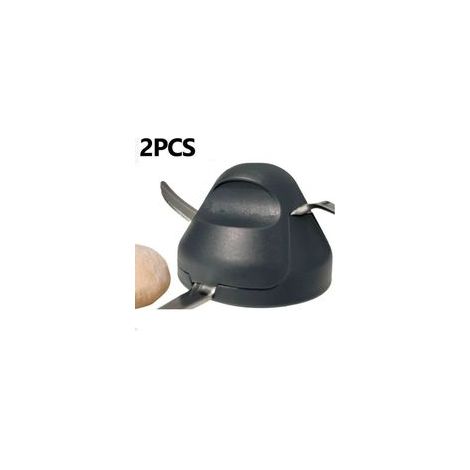 Set mit 2 Knetkopf-Schutzkappen, verhindern das Einklemmen von Teig, sicher, geeignet für Thermomix TM5 und TM6 Küchen (1/5)