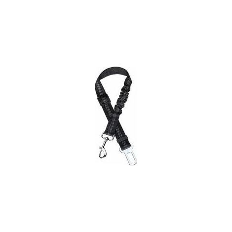 Ceinture pour Chien Ceinture Chien Voiture avec Système d'absorption des Chocs et Mousqueton Solide Réglable Harnais pour Chien et Chat, Noir (1/5)