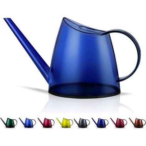 Jarra de agua de 1,4 L para plantas de interior y bonsáis – Azul – Ideal para uso en interiores (1/4)
