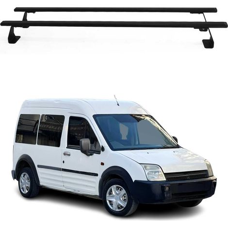 OMAC Heavy Duty Dachträger Querträger kompatibel mit Ford Transit Connect I 2003-2013 – 2 Stangen – Stahl Schwarz (1/5)
