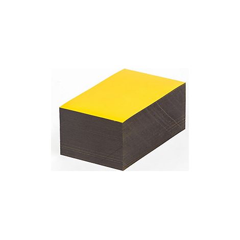 Rótulo magnético para almacén  amarillo  HxA 30 x 100 mm  UE