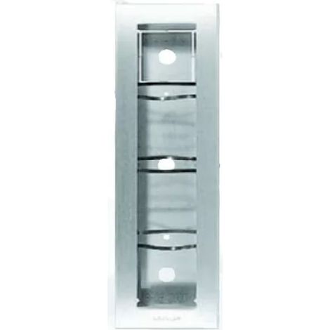 Noralsy MPI04 Boîtier inox - 4 Modules encastrables