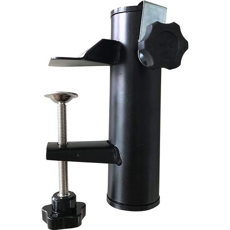 Pince De Fixation Pour Parasol - Diamètre Maxi 3,8 Cm - Épaisseur Support Jusqu’à 6 Cm - Adaptée Banc Chaise Rambarde Bateau - 1 Pièce (1/5)