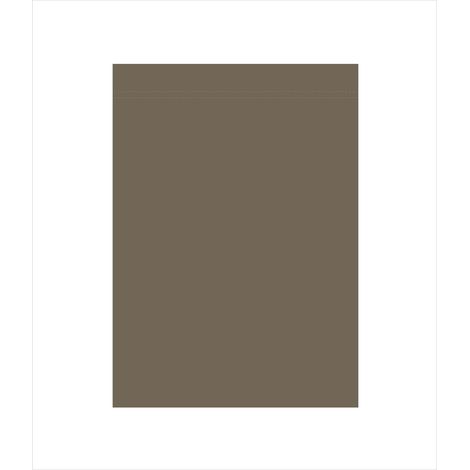 KLULK Lenzuolo Sopra Matrimoniale Tortora 100% Cotone 240 x 290 Cm Made In Italy 2 Posti (1/5)