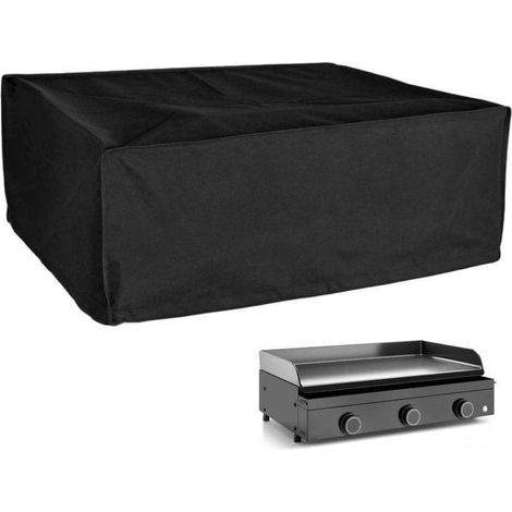 Housse, bâche de protection pour plancha, imperméable, anti UV 60 x 50 x 25 cm,Noir (1/4)