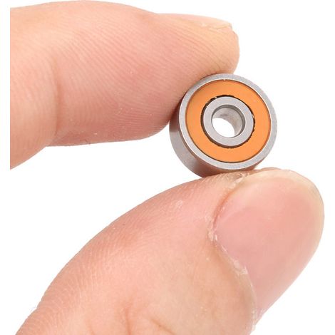 Roulement monobloc hybride en céramique pour axe de moulinet en acier inoxydable, 3 x 10 x 4 mm (1/5)
