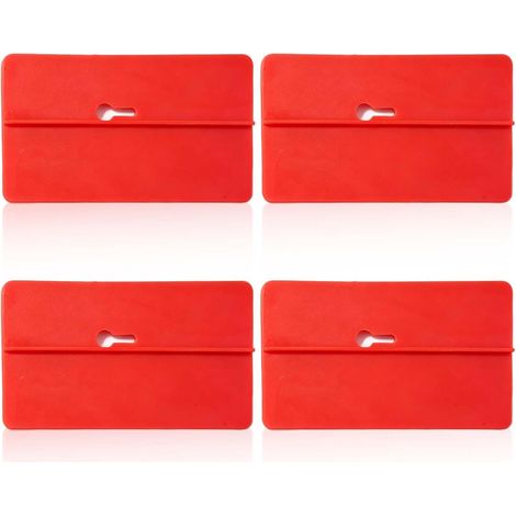 Lot de 4 Outils Pose Plaques Plâtre, Fixation et Plaque de Positionnement au Plafond, Utilisé pour Fixer la Plaque, 14.8 x 8.5 CM (1/5)