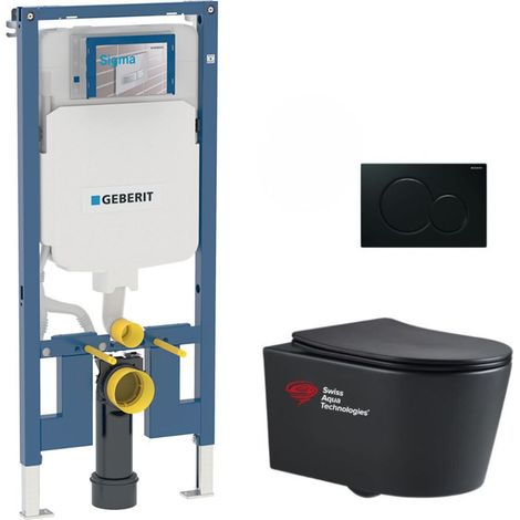 Bati-support Geberit UP720 slim + SAT flangeless WC pack