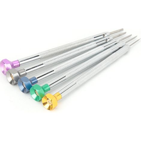 Tournevis en acier, outil de réparation et d'entretien de montres pour horlogers, accessoire de montre (1/5)