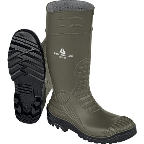 Bottes IRON S5 SRC coloris kaki-noir pointure 44 - DELTA PLUS FRANCE (1/4)