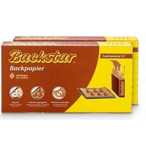 Backstar Backpapier 2 x 100 Profi-Bogen im Spender, Gastronorm 1/1 (1/5)