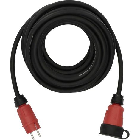 Brennenstuhl 9162100110 cavo di estensione nero e rosso 10m (1/4)