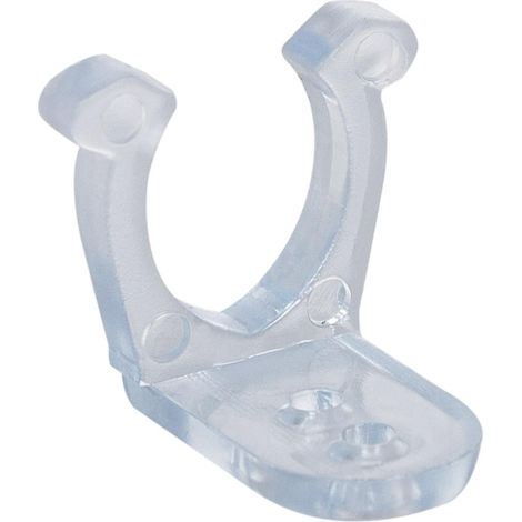 Grapa de Sujeción para Manguera LED Redonda 220V AC 36 LED/m Ø13 mm Transparente (1/2)
