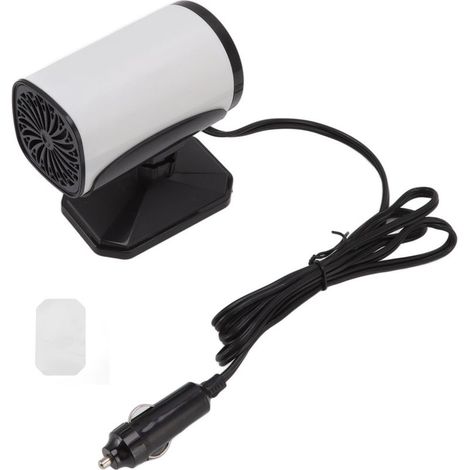 Chauffage de voiture à double usage (froid/chaud), dégivreur et désembueur de pare-brise, 150 W, 24 V, blanc (1/5)