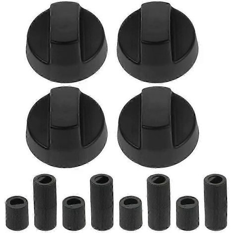 Adaptateur de bouton de commande, lot de 4 boutons de rechange pour brûleur de cuisinière électrique (1/5)
