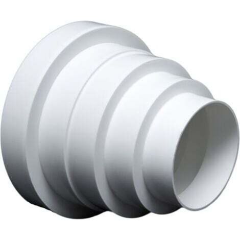 Réduction ronde universelle pour systèmes de ventilation de diamètres de 80 à 150 mm - Conduit RDRC (1/4)
